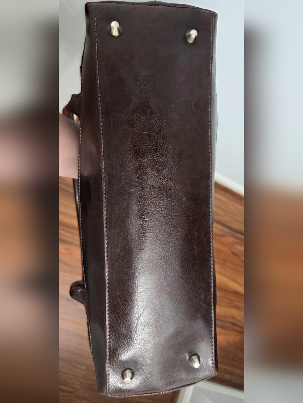 Brown Animal Print Shoulder Bag - Picture 8 of 11